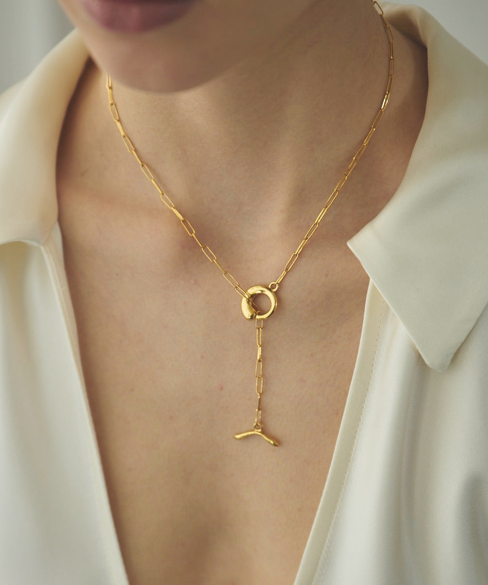 Moon clipchain necklace SV｜242-270101 – JAMIRAY ONLINE STORE