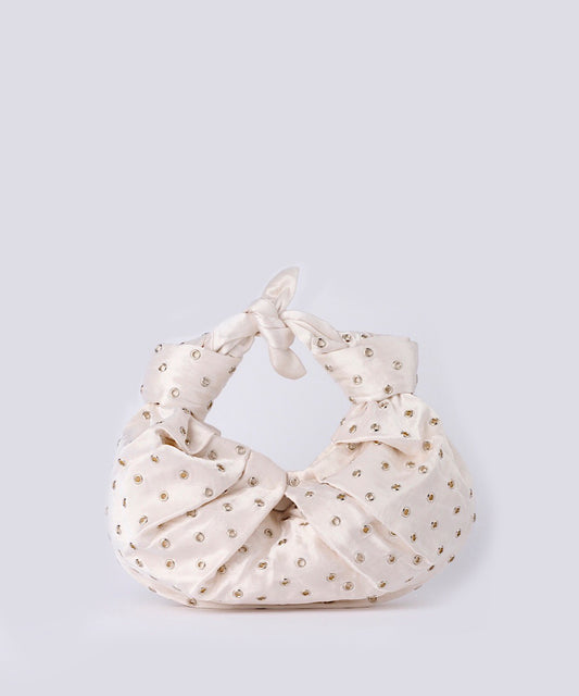 Eyelet harfmoon bag