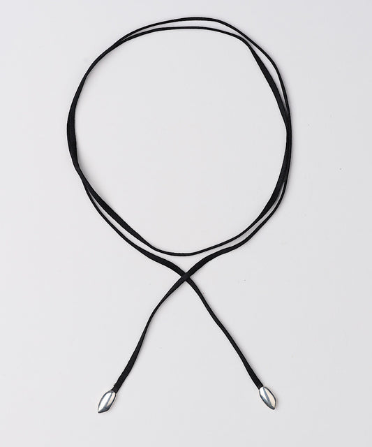 Nuts silk cord necklace