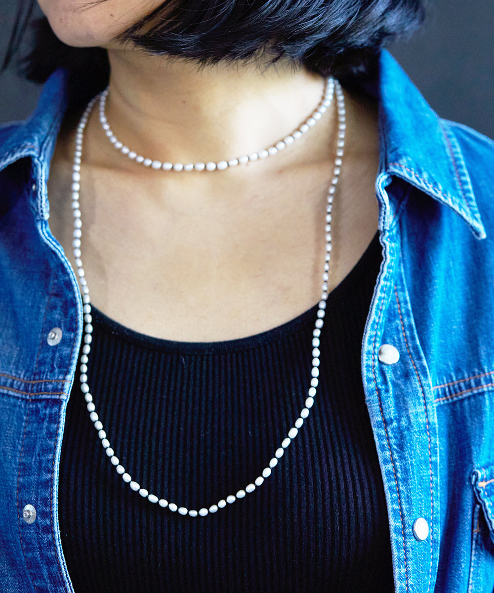 Knots pearl short necklace｜225-270104 – JAMIRAY ONLINE STORE