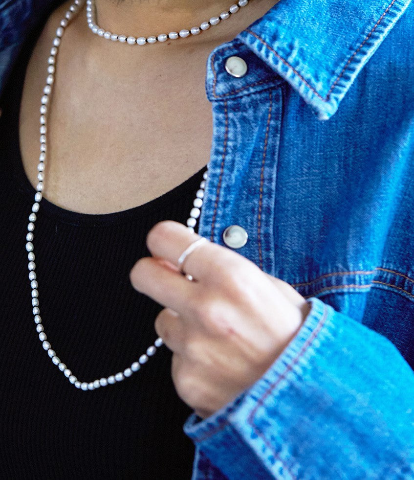【数々のアワードを受賞】 pearl Knots short STORE ONLINE JAMIRAY – necklace｜225-270104 アクセサリー