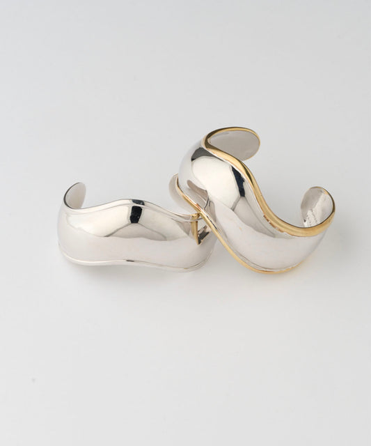 [PRE ORDER] Wavy silver bangle｜10月下旬～11月上旬 発送予定