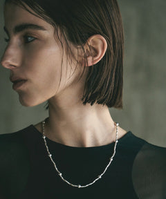 Bamboo long necklace 50