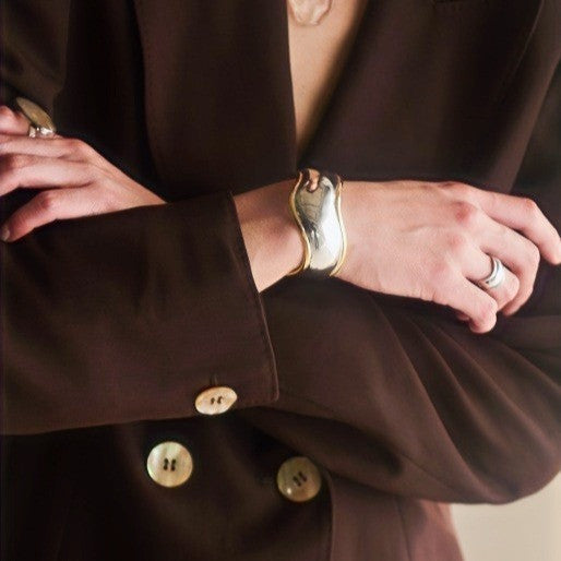 WAVY SILVER BANGLE｜254-270123 – JAMIRAY ONLINE STORE